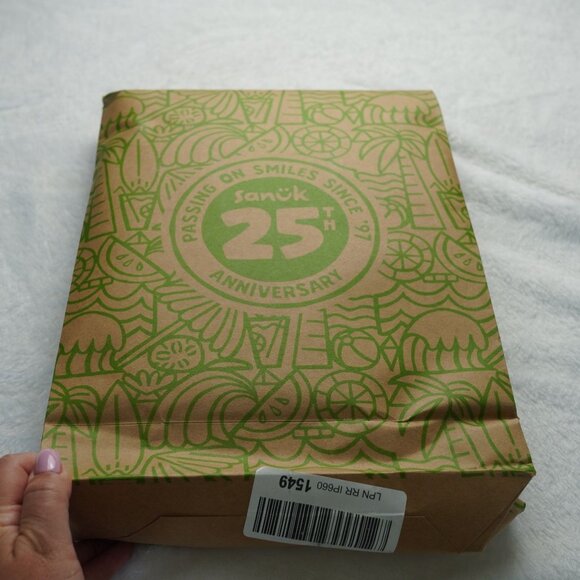 Sanuk Mens Furreal St X Grateful Dead Flip-Flop Size 13 - Picture 2 of 4